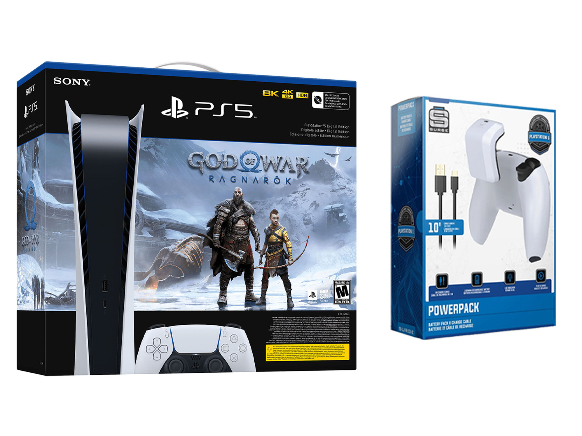 Sony Playstation 5 Digital Edition God of War Ragnarök Bundle with